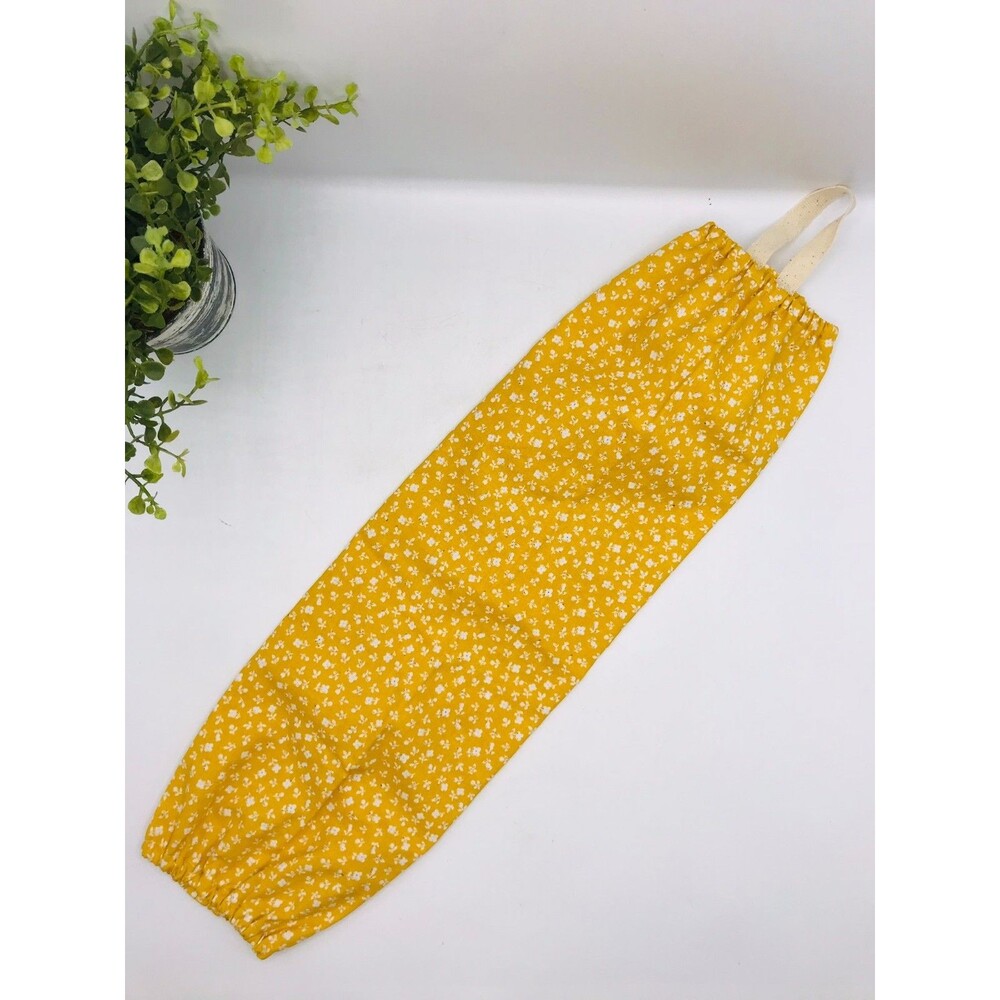 Grocery Bag Holder Plastic Bag Organizer,  Mustard Yellow